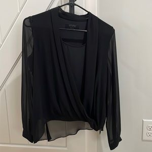 Allsaints black blouse